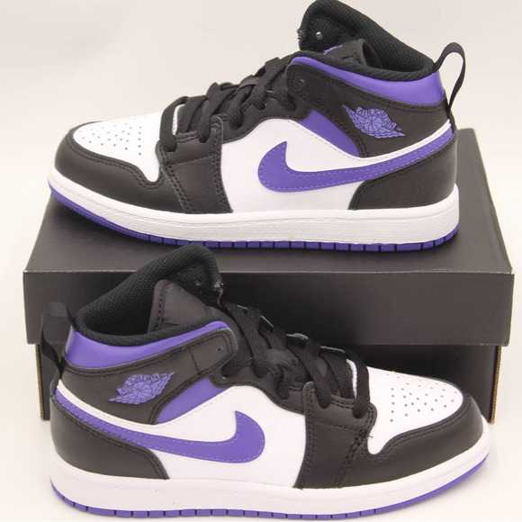 Jordan Other - Air Jordan 1 Mid Dark Iris (PS) Pre School Size 1Y "640734 095"